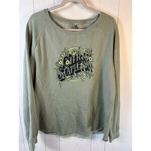 Chris Stapleton Graphic Band Pale Green 2XL Concert Sweatshirt.